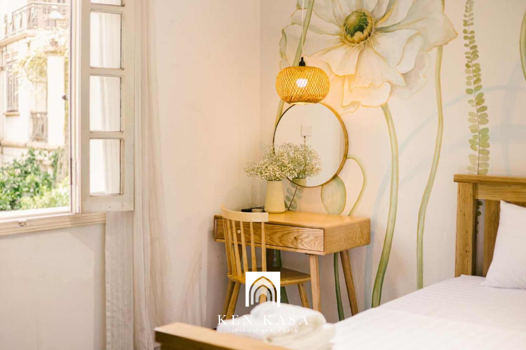 Nội thất của phòng ngủ 